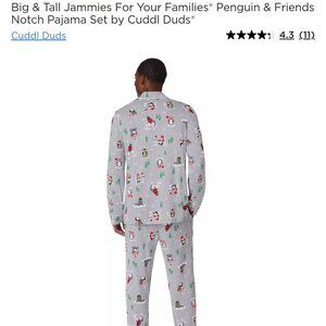 Cuddl Duds couples pajama set